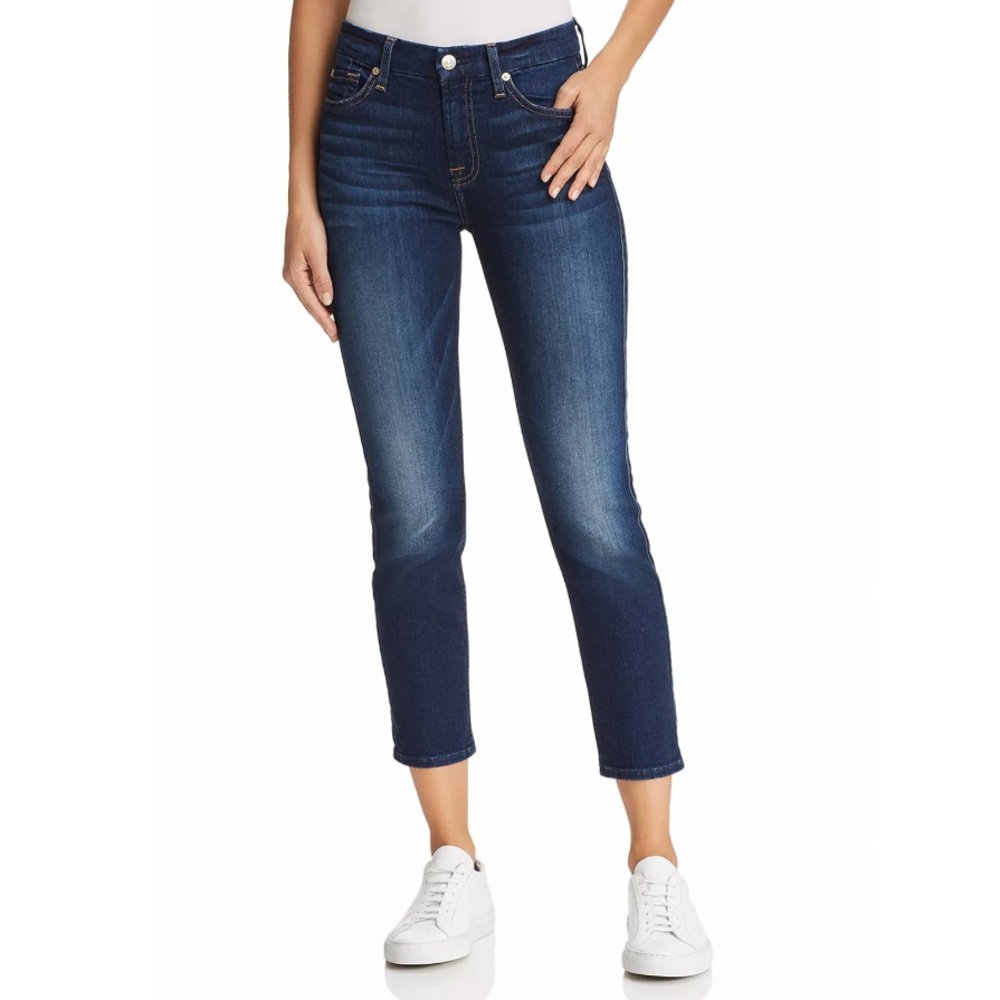 7 For All Mankind Kimmie Crop Skinny Jeans